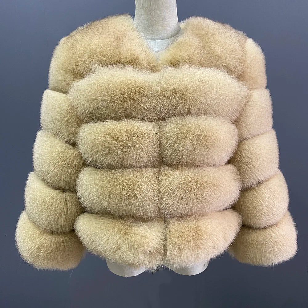 Pelzjacke aus natürlichem Fuchs-Fell
