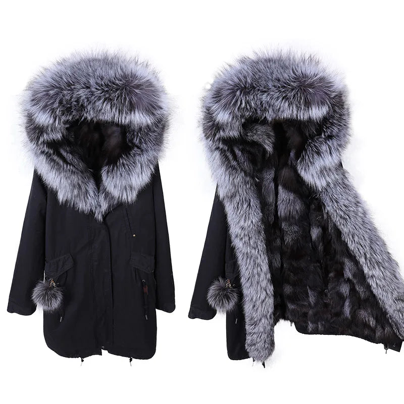 Pelz Winterjacke